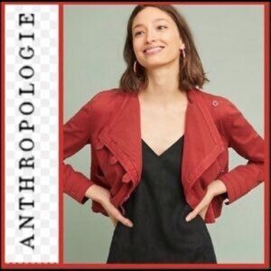 Anthropologie Henna Moto Jacket by Marrakech- Size Medium